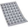Cake pan ELASTOMOULE for 48 mini hemispheres 2,5 cm, silicone, de Buyer