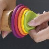 Rolling pin, adjustable, multicolour rings, wood, Joseph Joseph