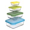Food storage container NEST, set of 4 pcs, glass, Joseph Joseph