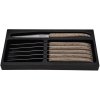 Steak knife set INNOVATION, 6 pcs, oak handle, Laguiole