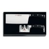 Chinese chef's knife and knife sharpener in a set CLASSIC IKON, 2 pcs, Wüsthof