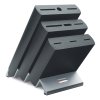 Knife block set CLASSIC, 10 pcs, with honing rod and meat fork, black, Wüsthof