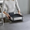 Dish drying rack RETHINK YOUR SINK, with dish soap dispenser, foldable, Joseph Joseph
