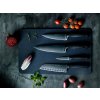 Santoku knife PERFORMER 17 cm, black, Wüsthof