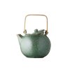 Teapot 1,2 l, with wooden handle, green, Bitz