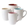Mug set of 4 pcs, 300 ml, cream matt, Bitz