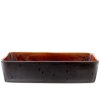 Oven dish, set of 2 pcs, rectangular, black/amber, Bitz