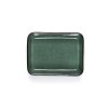 Oven dish 19 x 14 cm, black/green, stoneware, Bitz