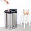 Laundry bin SELECTOR 55 l, matt steel, Brabantia