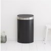 Touch top bin TOUCH BIN NEW 40 l, matt black with matt lid, Brabantia