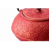 Teapot and tea cups in a set SHANGHAI, 3 pcs, 600 ml, red, Bredemeijer