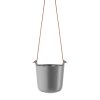 Self-watering flowerpot 15 cm, hanging, steel gray, Eva Solo