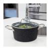 Pot NEVERSTICK2 24 cm, 4,2 l, with lid, Eaziglide