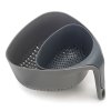 Colander, set of 2 pcs, grey, Joseph Joseph