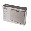 Cutting board set FOLIO, 4 pcs, with a stand, silver, Joseph Joseph
