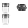 Food storage container for stand blender K400, set of 2 pcs, 200 ml, KitchenAid