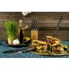 Steak knife set PREMIUM, 6 pcs, with block, matte black, Laguiole