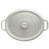 Cooking pot COCOTTE 29 cm, 4.2 l, white truffle, cast iron, Staub