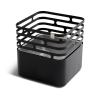 Fire pit CUBE 43×43×44 cm black, stainless steel, Höfats