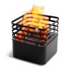 Fire pit CUBE 43×43×44 cm black, stainless steel, Höfats
