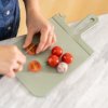 Cutting board SNAP L, foldable, organic grey, Koziol