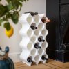 Countertop wine rack SET-UP, organic grey, Koziol