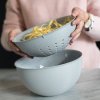 Colander PALSBY M, 21 cm, blue, Koziol