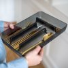 Cutlery tray RIO, crystal clear, Koziol