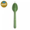 Travel cutlery set KLIKK, set of 3 pcs, natural leafy green, Koziol