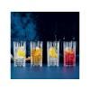 Long drink glasses with straws in a set TASTES GOOD, 4 x 445 ml, Nachtmann