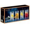 Long drink glasses with straws in a set TASTES GOOD, 4 x 445 ml, Nachtmann