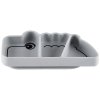 Kids suction divided plate CROCO, grey, Done by Deer