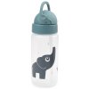 Toddler straw bottle ELPHEE 350 ml, blue, 3 Sprouts