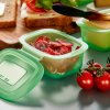 Food storage container REUSE AND REDUCE 200 ml, green, silicone, Lékué