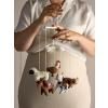 Baby carousel GUNNI, brown, Bloomingville
