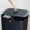 Laundry bin THIS 50004 90 l, black, Joseph Joseph