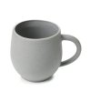 Mugs with a handle in a set NO.W REVOL 330 ml, 6 pcs matte gray