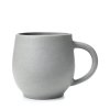 Mugs with a handle in a set NO.W REVOL 330 ml, 6 pcs matte gray