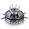 Raclette grill and fondue set 2in1 RG 2348 Severin silver
