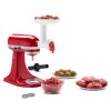 Attachments for KitchenAid stand mixer, set of 3 pcs, slicer and shredder 5KSMVS, meat grinder 5KSMF