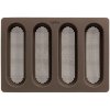 Baguette baking mold, silicone, brown, Lékué