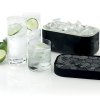 Ice bucket ICE BOX with ice cube mould, 1,8 l, black, Lékué