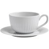 Coffee cup with saucer HAMMERSHOI 250 ml, white, Kähler