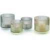 Tealight holder LINE 14 cm, lime, Philippi