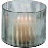 Tealight holder LINE 17 cm, grey, Philippi