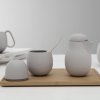 Cream and sugar set NINA, light grey, Viva Scandinavia