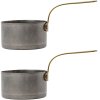 Mini serving sauce pan PRESENTATION set of 2 pcs, stainless steel, Nicolas Vahé