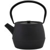 Teapot CAST 17 cm, black, cast iron, Nicolas Vahé