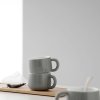 Tea cup ISABELLA, set of 4 pcs, 250 ml, grey, Viva Scandinavia