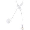 Wall lamp SPARROW LANDING 100 cm, white, Seletti